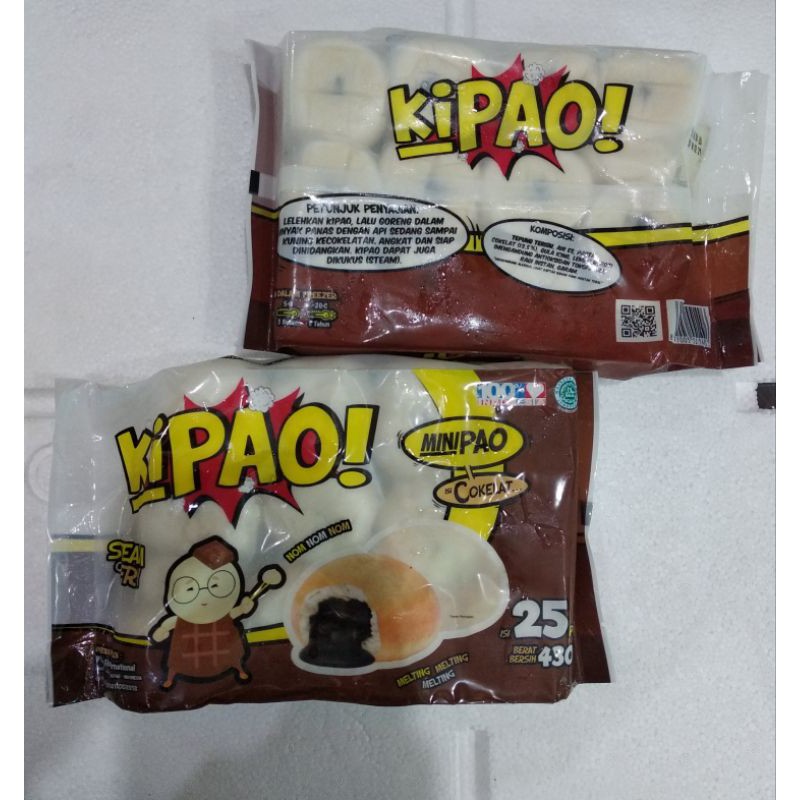 

kipao! Pao Coklat / Bakpao Chocolate isi 25pcs Halal