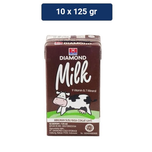 

Diamond Susu UHT Milk Chocolate 125 ml x 10 pcs