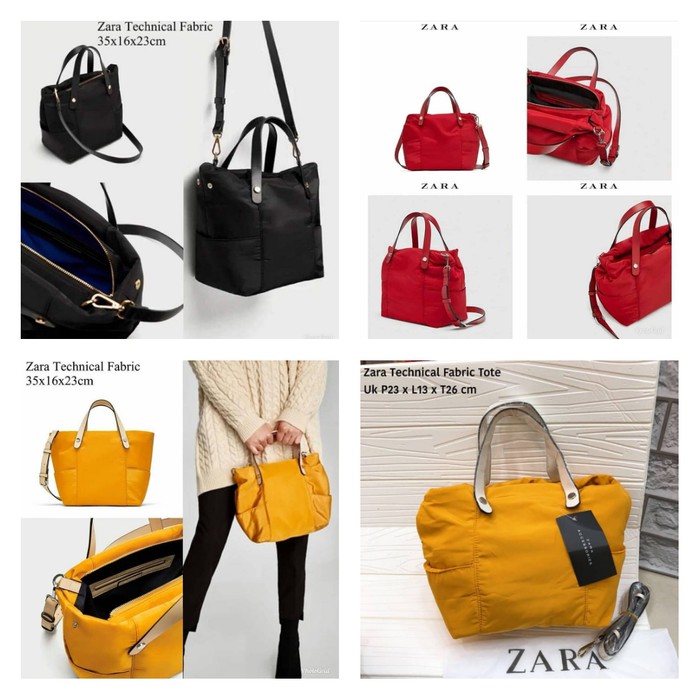 PROMO Tas Zara Technical Fabric Tote 