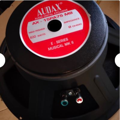 PROMO  SPEAKER AUDAX AX 15 PA 75 SPIKER 15 INCH AUDAX 600 WATT ORIGINAL ASLI 15PA75 15IN 15" AUDAX