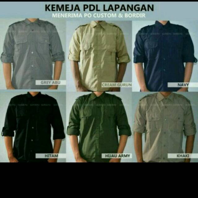 COD KEMEJA LAPANGAN KEMEJA PDL KEMEJA OUTDOOR Shopee 