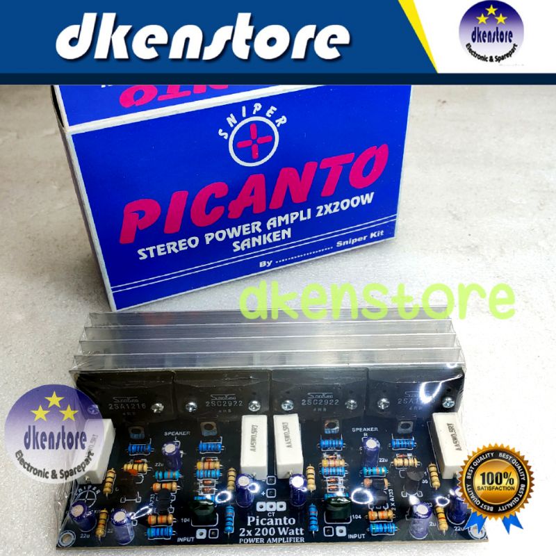 Kit Power Stereo Sanken 2x200w 2 x 200watr