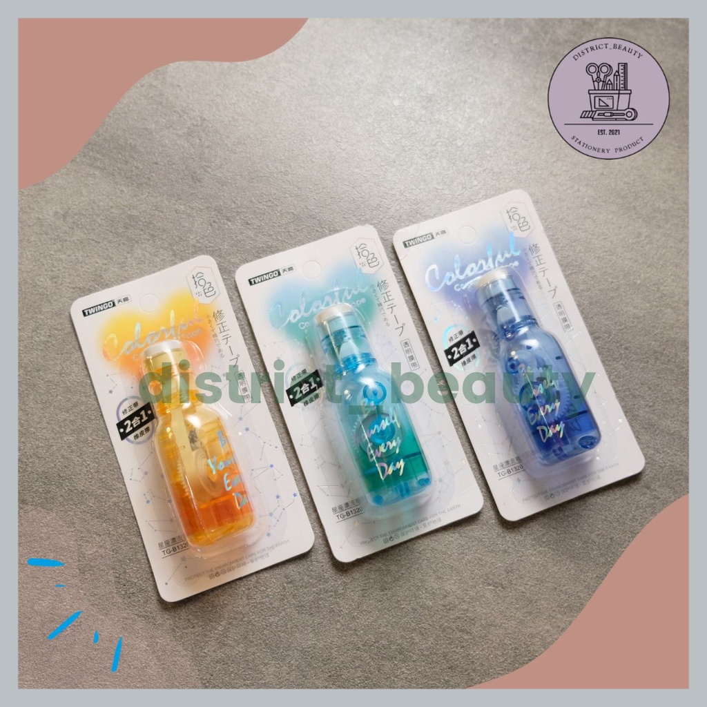 

CORRECTION TAPE SPARKLING BOTTLE TIP EX FREE PENGHAPUS PENSIL TIP EX UNIK MURAH ALAT TULIS SEKOLAH TIP EX