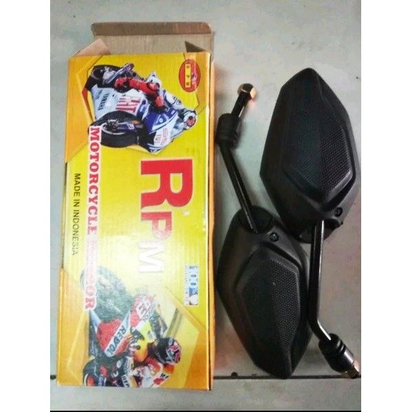 Spion Vario 150 Merek RPM Full Hitam ORI 100%