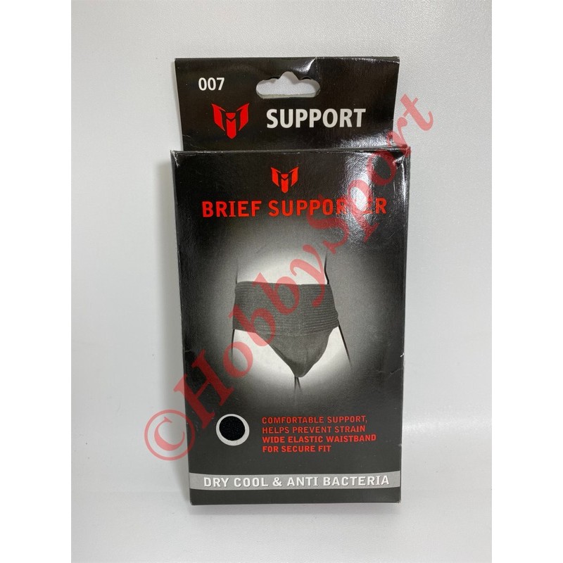Celana Dalam Supporter Messio 007 CD Turun Berok Hernia Pria Olahraga