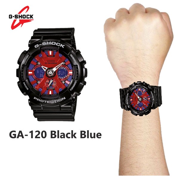 Jam Tangan Casio G-Shock GA120 Spiderman Series Limited Stock