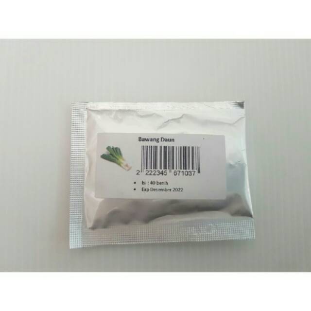Benih/Bibit Bawang Daun
 _ 40 Benih