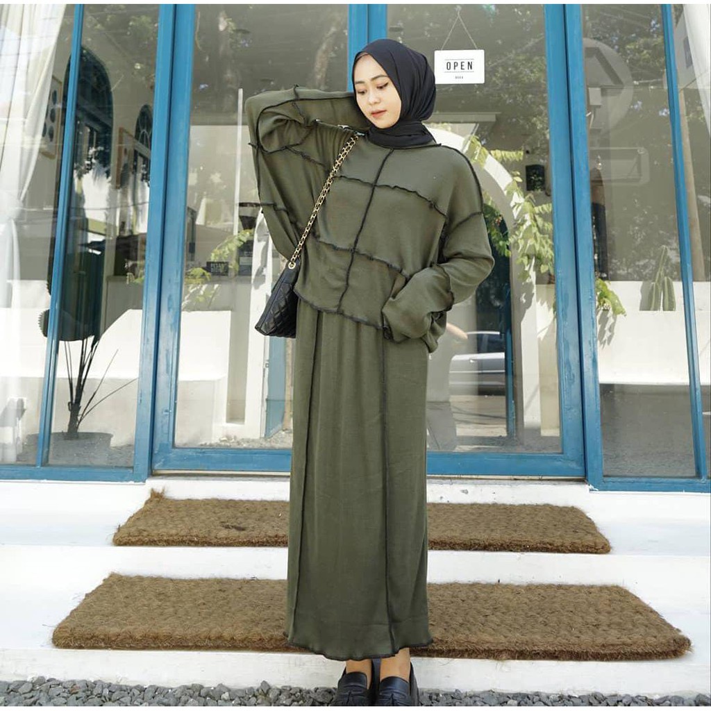 BEFAST - ZEC OOTD wanita Setelan SOYEON / Set Zarafa / Set Wanita Keluaran Terbaru / Setelan Wanita Viral 2021 / Set Bisa Di Pakai Wanita Hijab / Setelan Casual Wanita