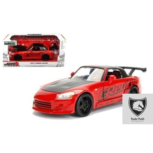 Jada 1/24 Jdm 2001 Honda S2000 Red By Eastern