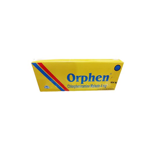 Orphen Kaplet Chlorpheniramine Maleate 4 Mg CTM - Obat Gatal Alergi Rhinitis & Biduran [Box 200 Tabl