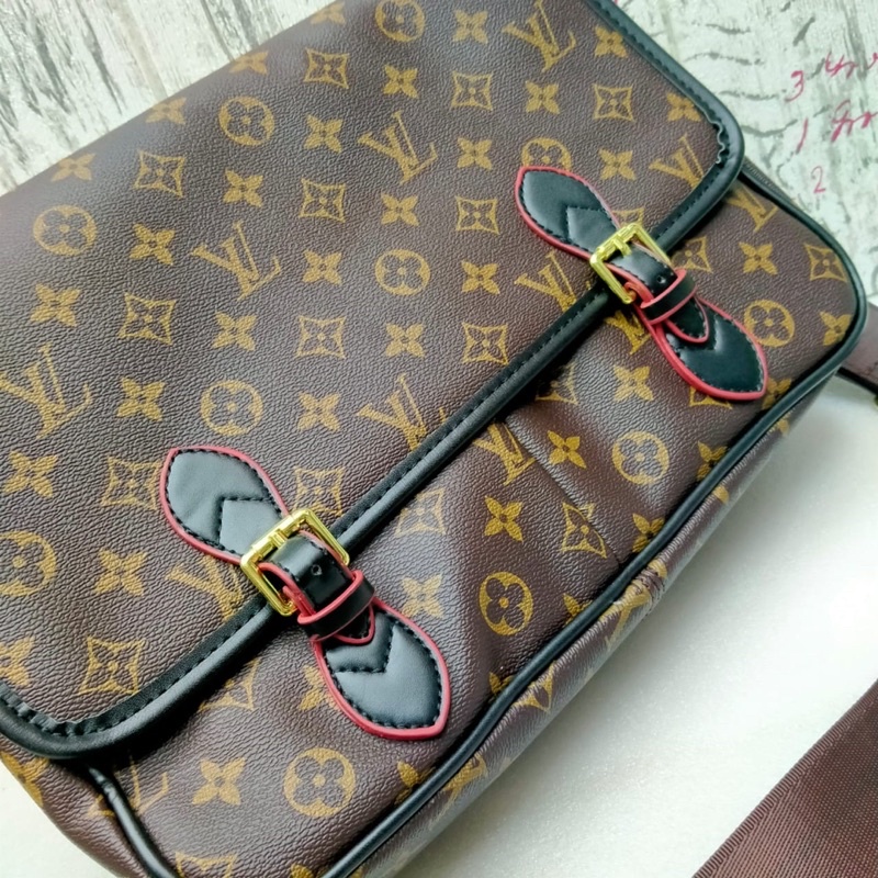 Tas selempang lv pria wanita import tas kantor lv import