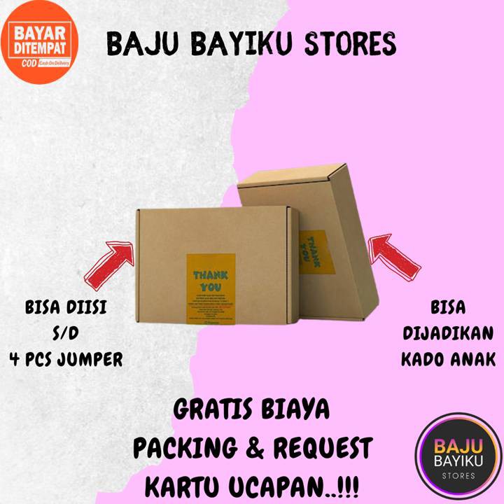 Hampers Bayi Newborn Baby Gift Set Unisex Jumper Anak laki laki Velvet junior Newborn Murah Packing 