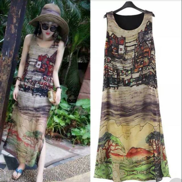 Dress casual model sifon