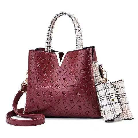 BQ 3381 RISCE TAS 2IN1 HAND BAG IMPORT WANITA CEWEK PEREMPUAN JAKARTA BATAM CR 7668 ZC 1901