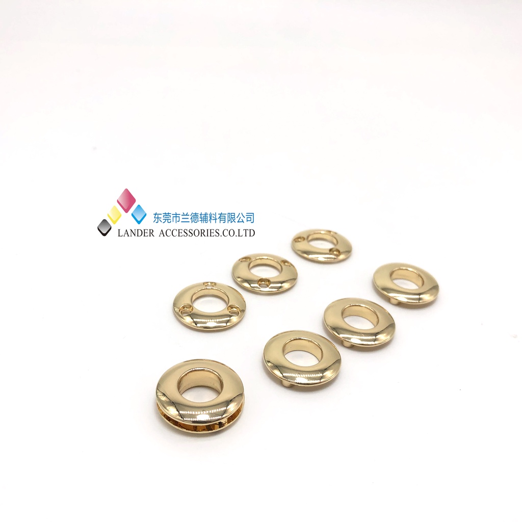 Lander Mata Ayam / Eyelet / 10,5mm / Shiny Gold / FX1372 / 2pcs