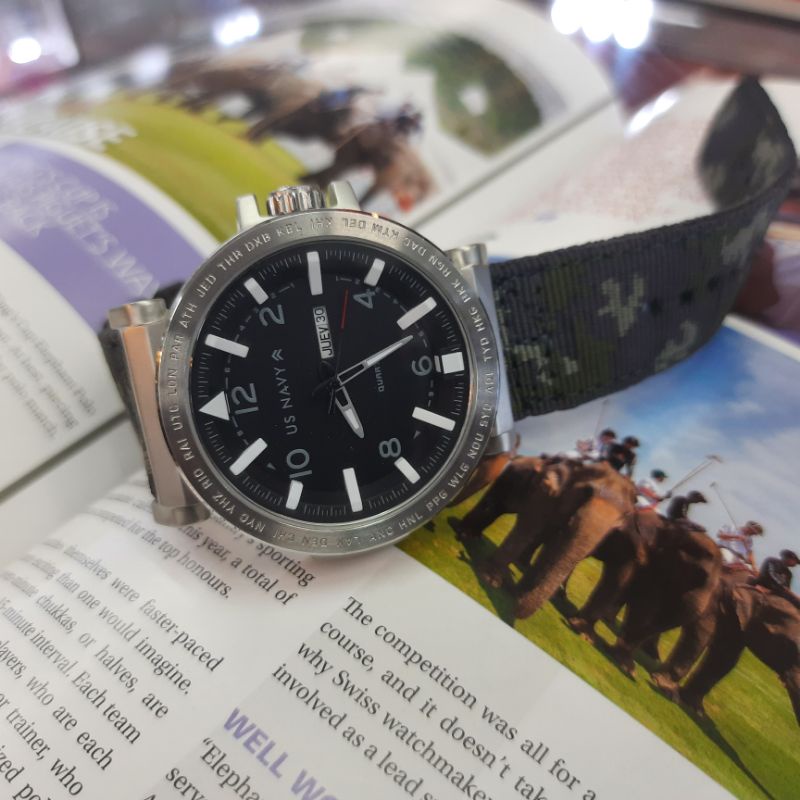 JAM TANGAN PRIA ARMY LOOKS US NAVY