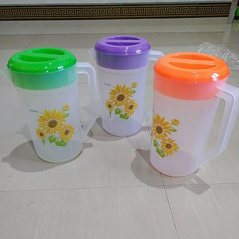 Teko air minum,water jug,eskan jumbo sedang,2,1 liter Sunrise 6200,porong air