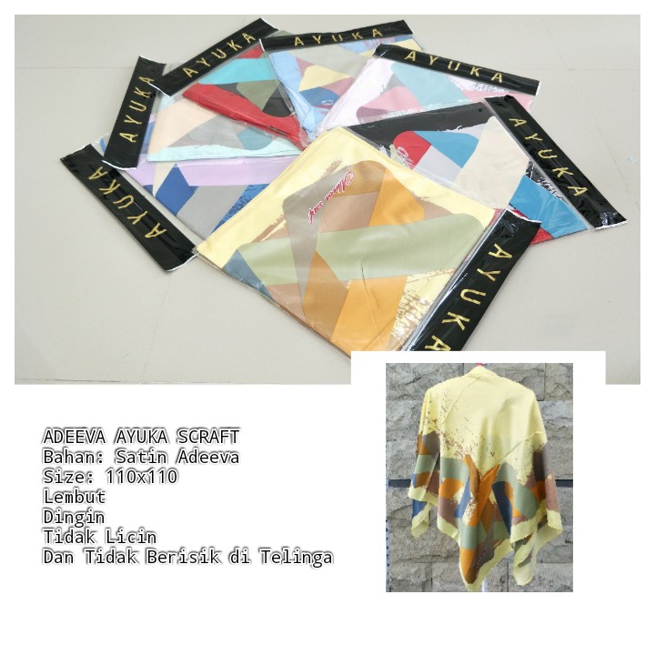 JILBAB SEGIEMPAT SCRAFT BY ADEEVA AYUKA