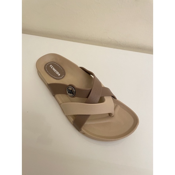 Sandal karet Yumeida 9041-Krem