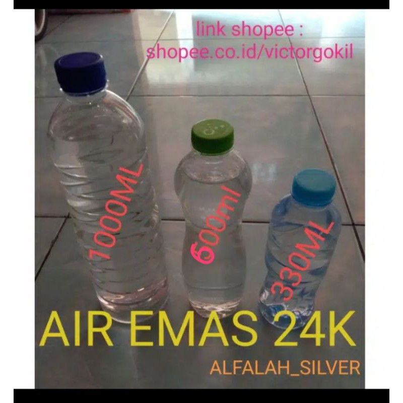 Air emas24k untuk sepuh perhiasan menjadi warna emas 24k