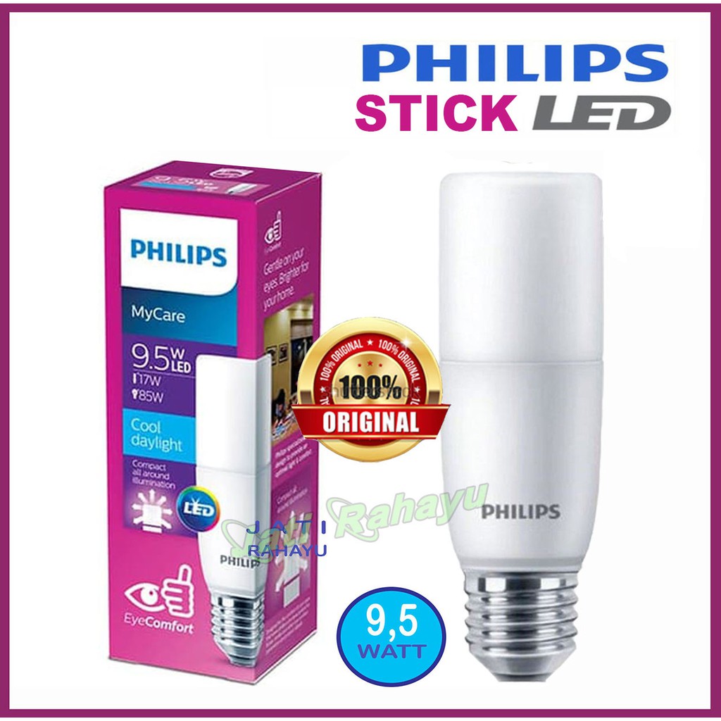 PHILIPS LED STICK 5,5W 7,5W 9,5W PUTIH