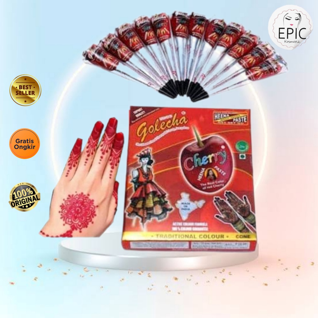 HENNA CHERRY RED / HENAA CHERRY RED / Golecha Henna Cherry Red
