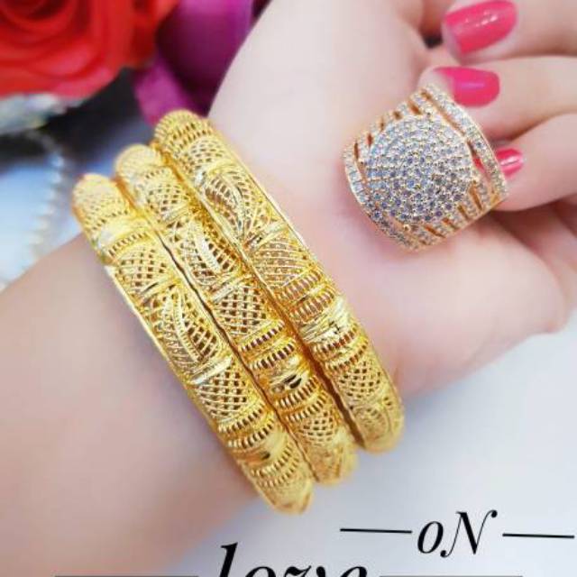 Xuping set perhiasan lapis emas 24K 26001