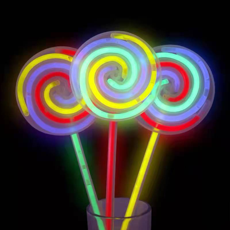 Mainan anak Glowstick Bentuk Permen / Glow stick candy / Candy Glow Lollipop