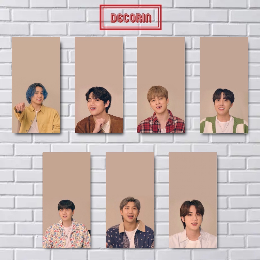 Poster Kayu BTS Between The Scenes Hyund4i x BTS/Hiasan dinding/Pajangan dinding/Walldecor/Army/Bang