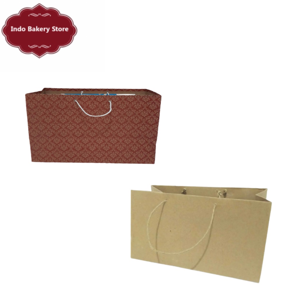 

Paperbag TB Brownis Polos dan Motif | Tas Jogja | Per1pcs