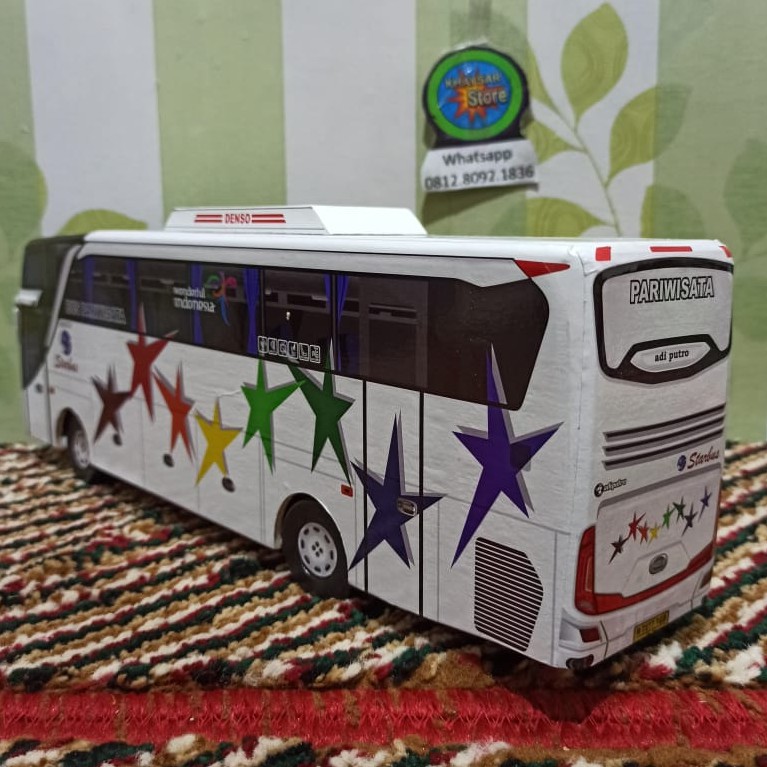 Miniatur Bus bis / mainan bus bis Star bus shd