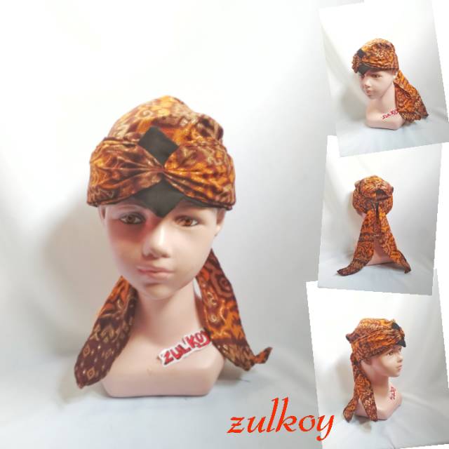 Blangkon ikat kepala bando Udeng Totopong Jawa Sunda anak anak bayi batik terbaru termurah