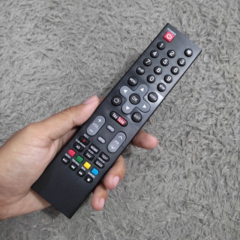 Remote COOCAA Smart TV Android TV 100% New Terbaru Dengan Youtube - Remote COOCAA Android TV Smart T