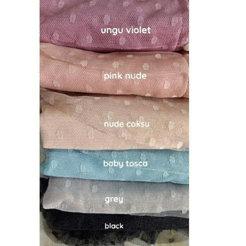 Setelan Long Tunik Tile dot