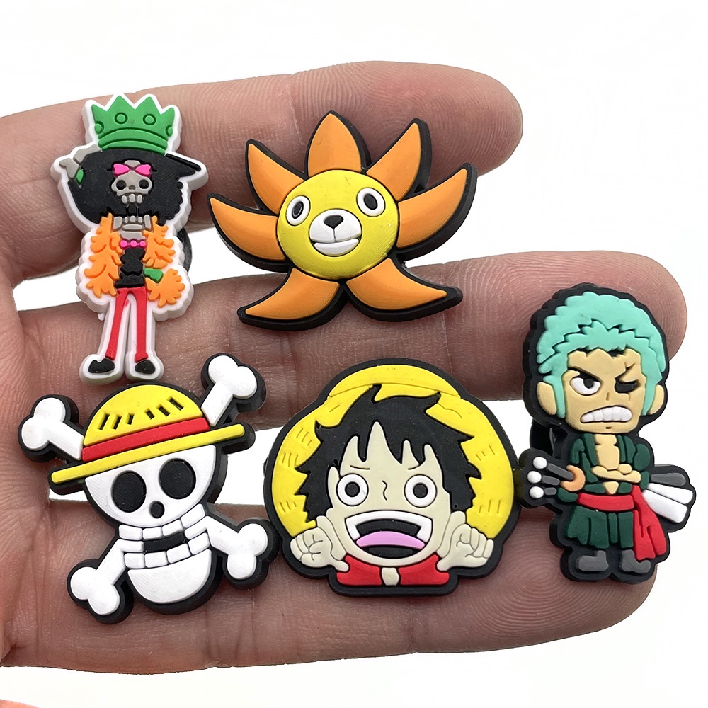 Charms Pins Jibbitz Anime One Piece Crocs Untuk Sepatu