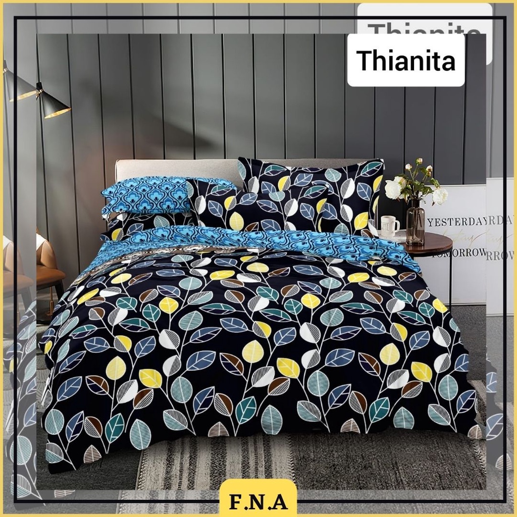 Jual BEDCOVER SET THIANITA/Bedcover+Sprei Set Motif Gambar Thianita ...