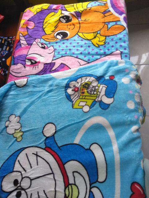 Selimut Anak Bulu Halus Doraemon Termurah 140 X190 Impor Berkualitas T9p0