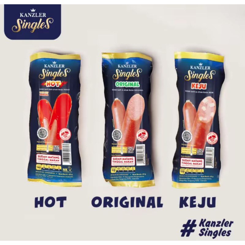 KANZLER SINGLES ORIGINAL KEJU MINI HOT GOCHUJANG 65GR