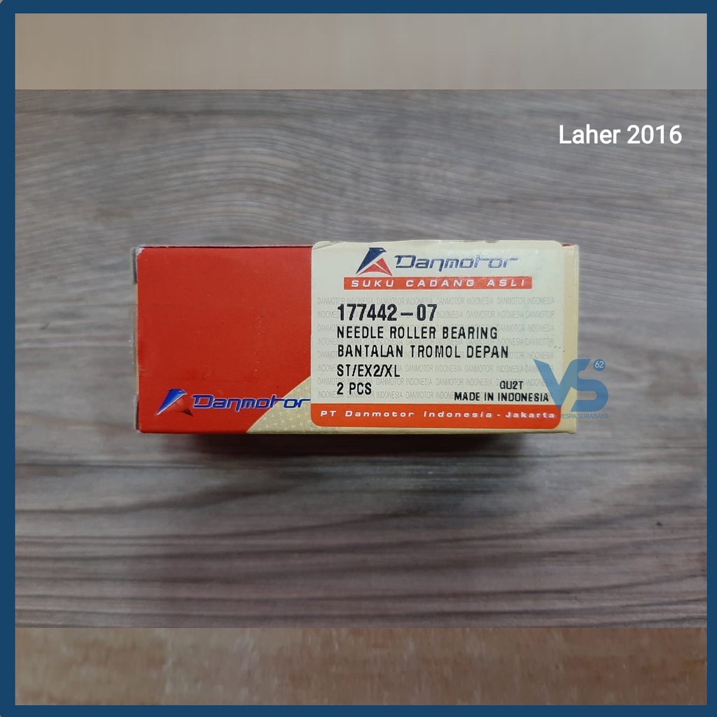 Laher Bearing Bambu Roda Depan Excel 2016 Vespa Danmotor