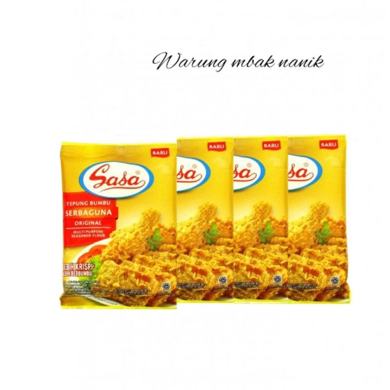 

Paket hemat tepung sasa serbaguna original 4pcs 80g