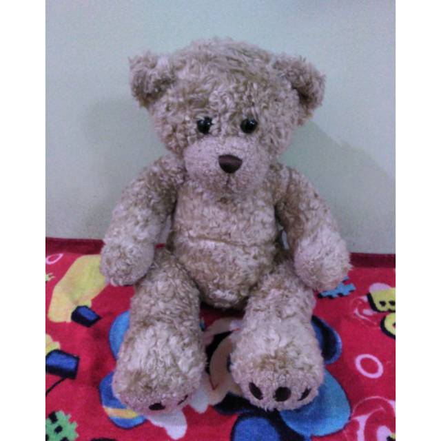 Boneka Build A Bear coklat