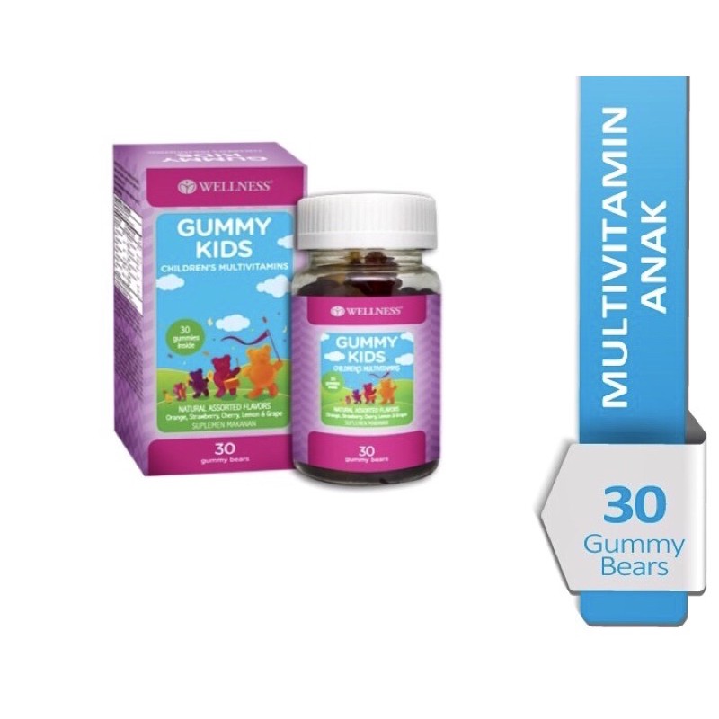 Wellness gummy kids isi 30 dan calcium gummy isi 70