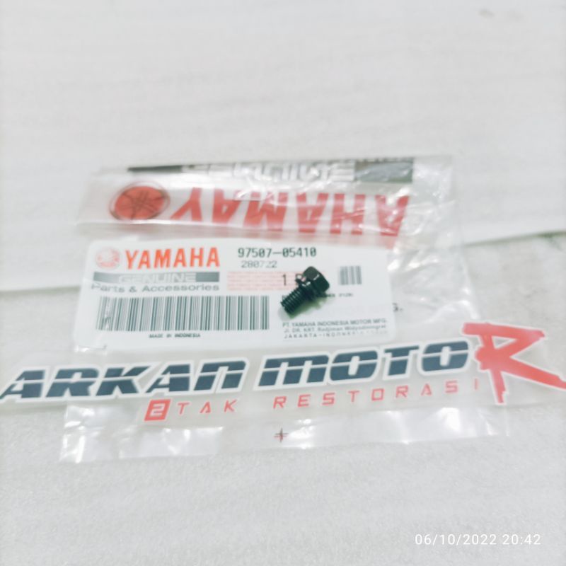 SATUAN BOLT BAUT SARINGAN KNALPOT FIZR F1ZR FIZ R ORIGINAL YAMAHA