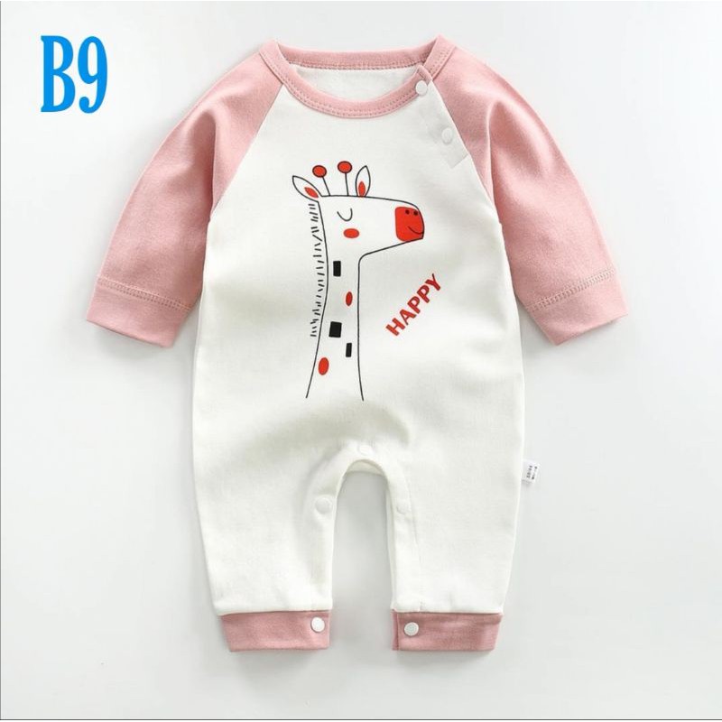 AN-39 Jumper bayi / Romper bayi / Baju Kodok Bayi panjang