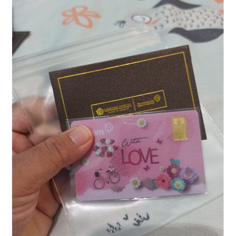 Logam Mulia Gift series Love 1gram