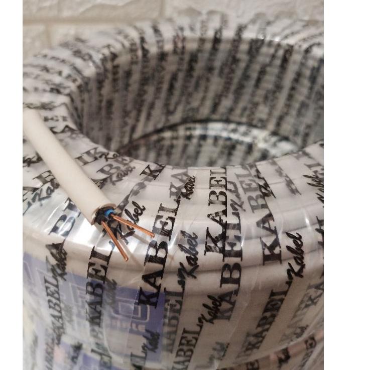 ☺ Kabel tunggal 2x1,5 isi 50 meter rol/ kabel listrik 1 rol isi kawat hero kabel promo murah ♔