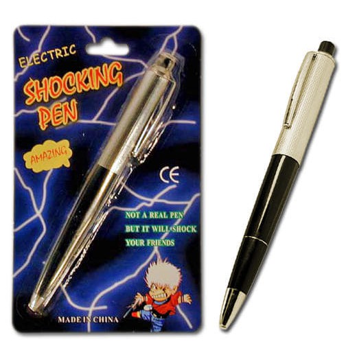 G0YANG HARGA:: Pulpen Setrum Pena Listrik Electric Shocking Pen Gag Prank Toy Hadiah 100%ORIGINAL