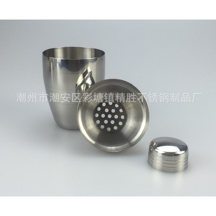 Shaker S/S 201 750 ML Alat Pembuat Minuman JS-006 Cocktail Shaker Food Grade Stainless Steel Housing