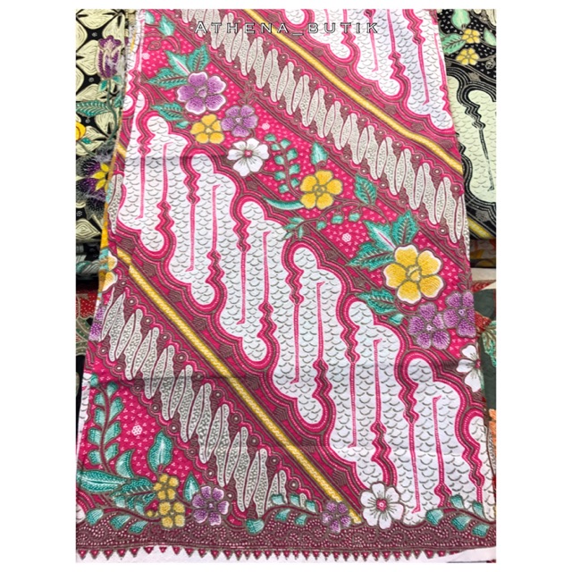 Batik Dolbi Dolby Dobi Doby Kain Bahan Tenun Motif Parang Rusak Barong Modang Slobog Wayang Bunga