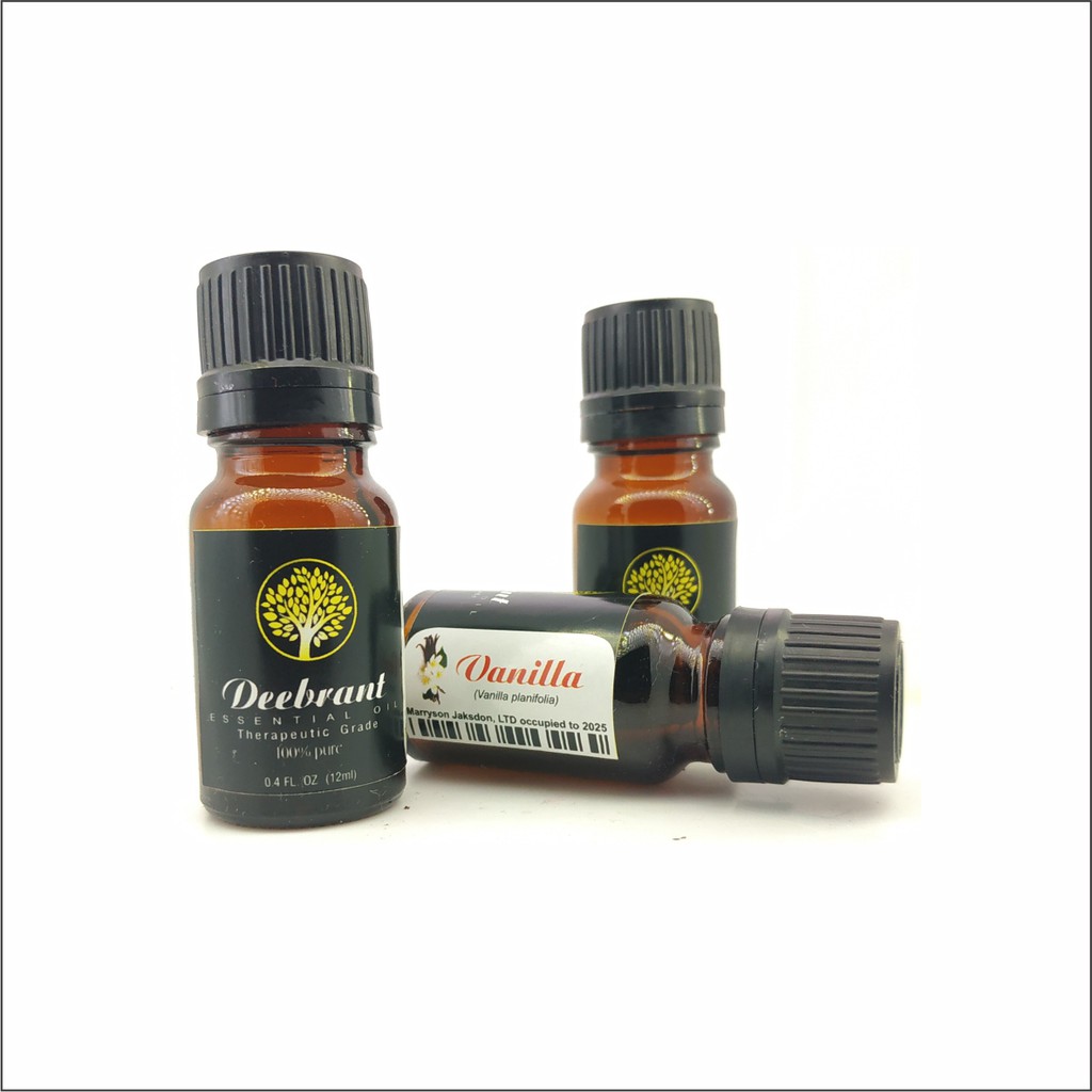 Essential Oil DEEBRANT Therapeutic grade 100% pure 12ml vanilla lemongrass pine